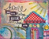 [Home Is the Starting Place Canvas]